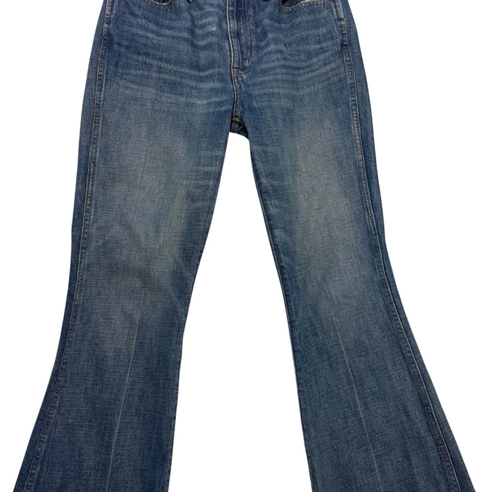Madewell High Rise Rigid Flare, Cropped